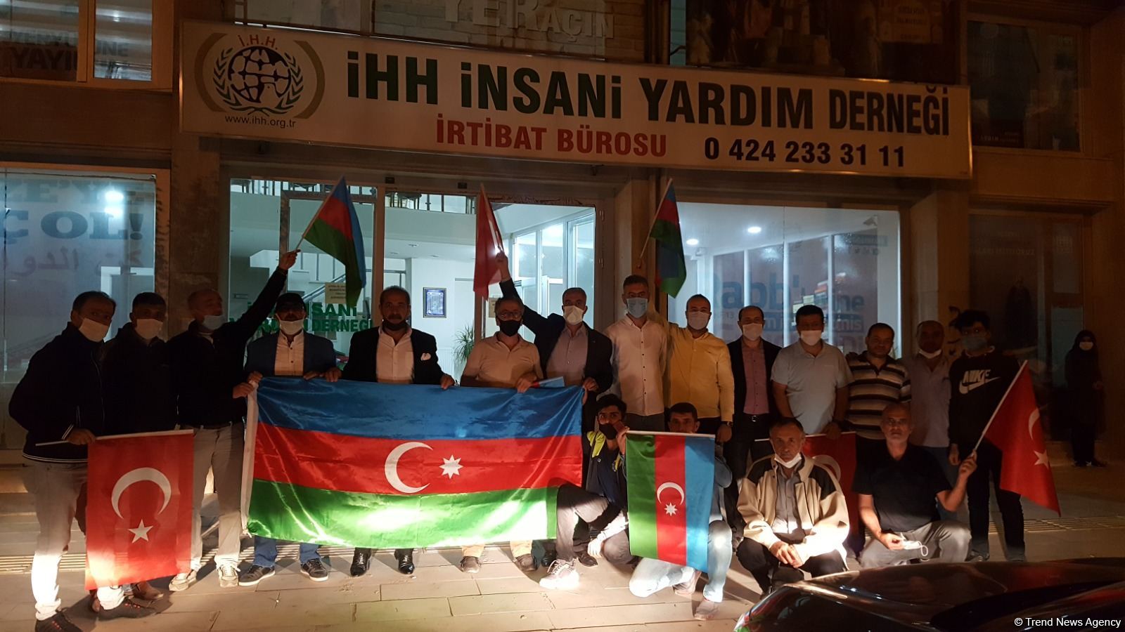 На всей территории Турции прошла акция в поддержку Азербайджана  (ФОТО)