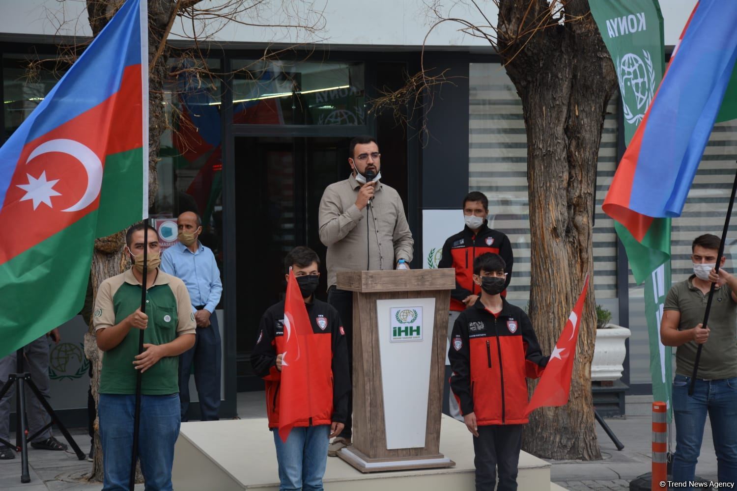 На всей территории Турции прошла акция в поддержку Азербайджана  (ФОТО)