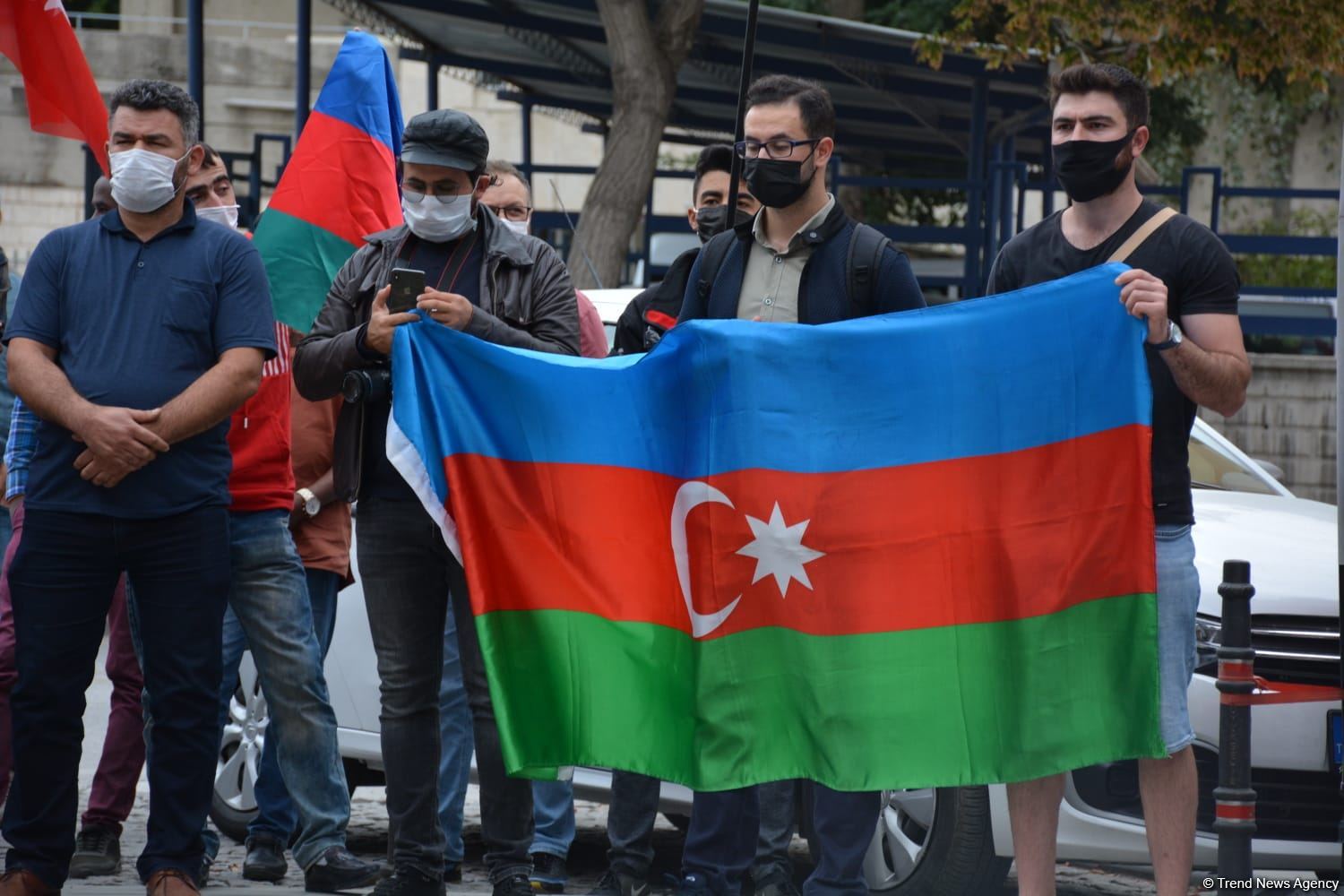 На всей территории Турции прошла акция в поддержку Азербайджана  (ФОТО)