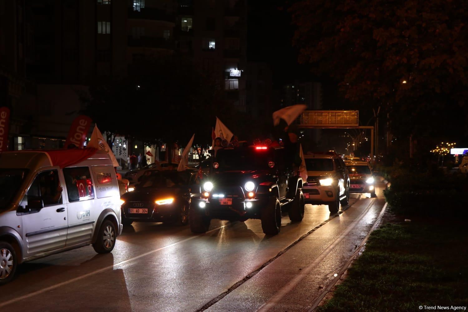 На всей территории Турции прошла акция в поддержку Азербайджана  (ФОТО)
