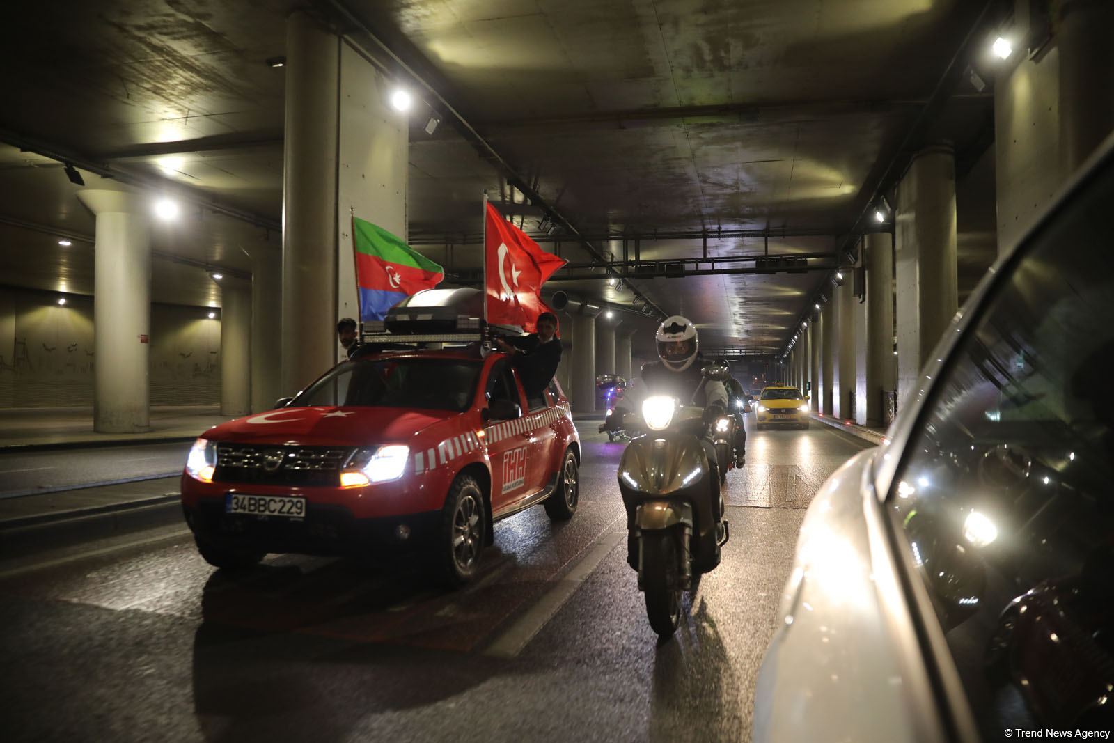 На всей территории Турции прошла акция в поддержку Азербайджана  (ФОТО)