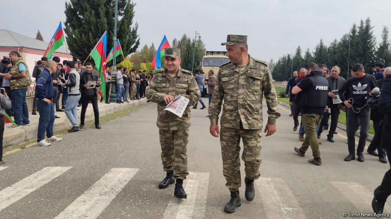 Вынужденные переселенцы из Ходжавенда провели "Знаменный марш" (ФОТО)