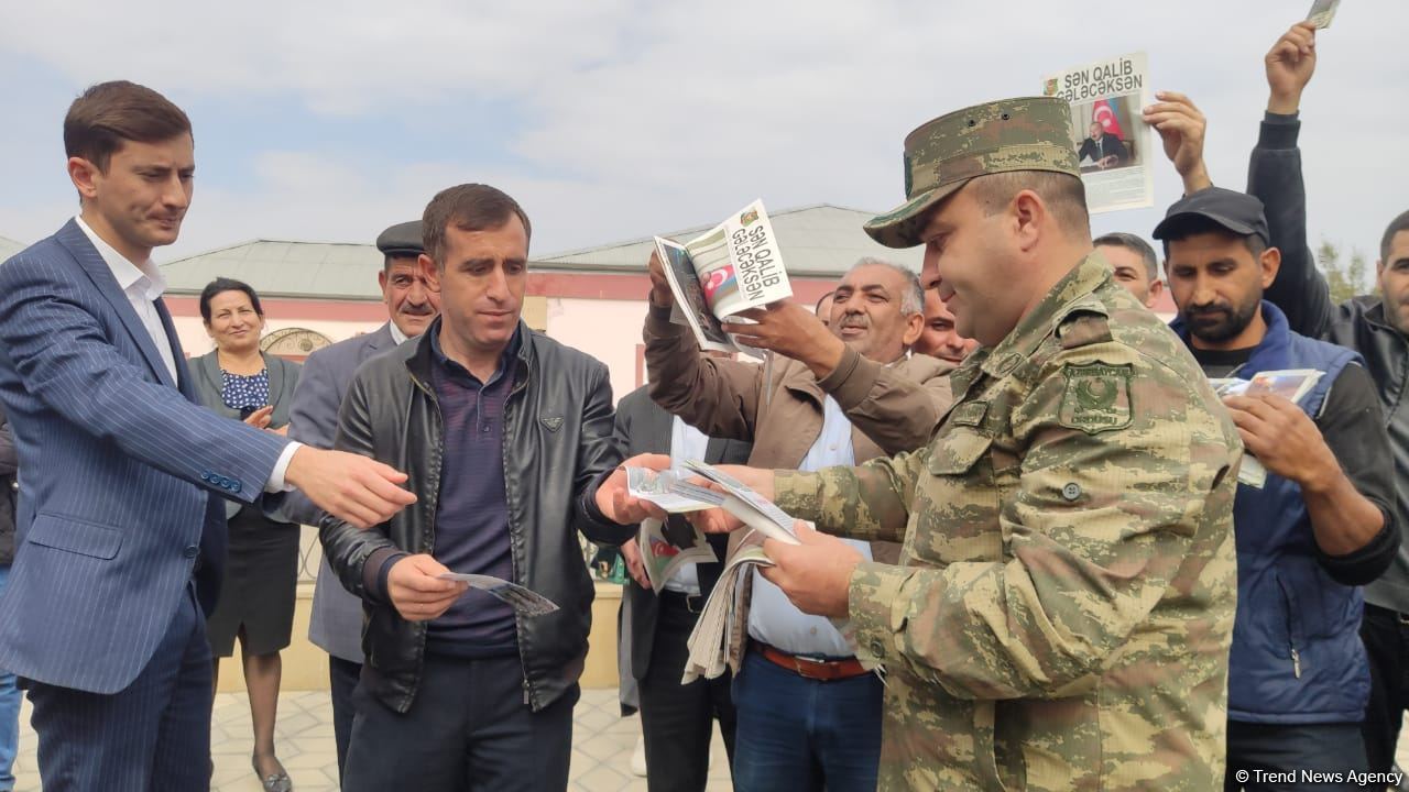 Вынужденные переселенцы из Ходжавенда провели "Знаменный марш" (ФОТО)