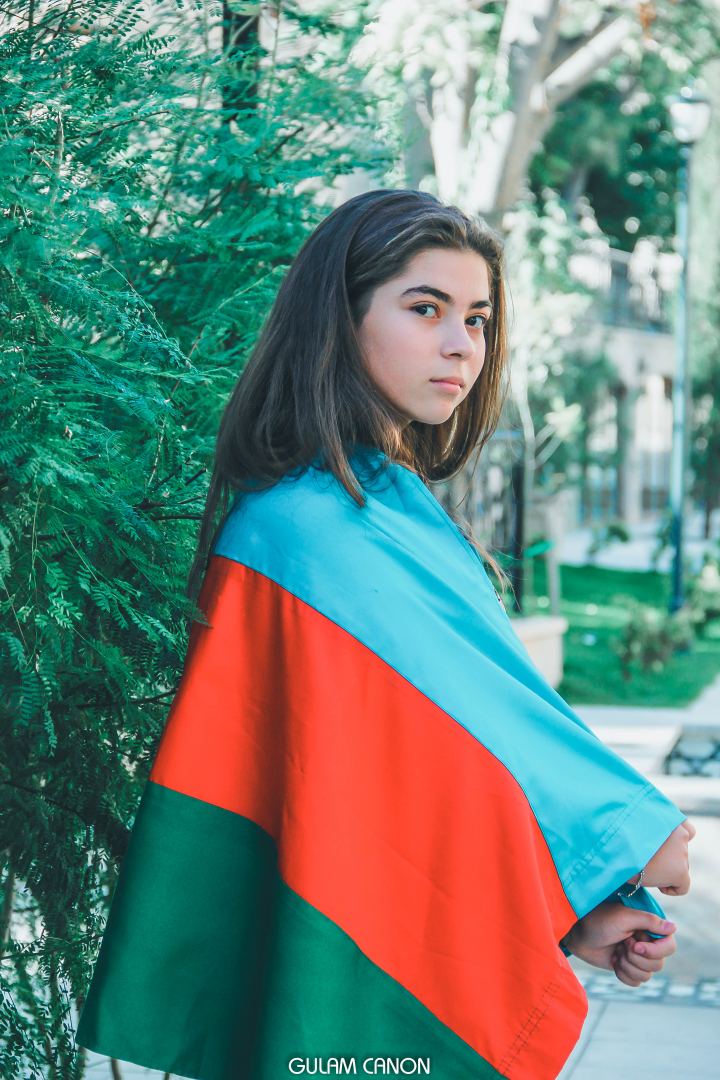 Дети Азербайджана: Мы все из Карабаха! Мы хотим в город Шуша! (ФОТО)