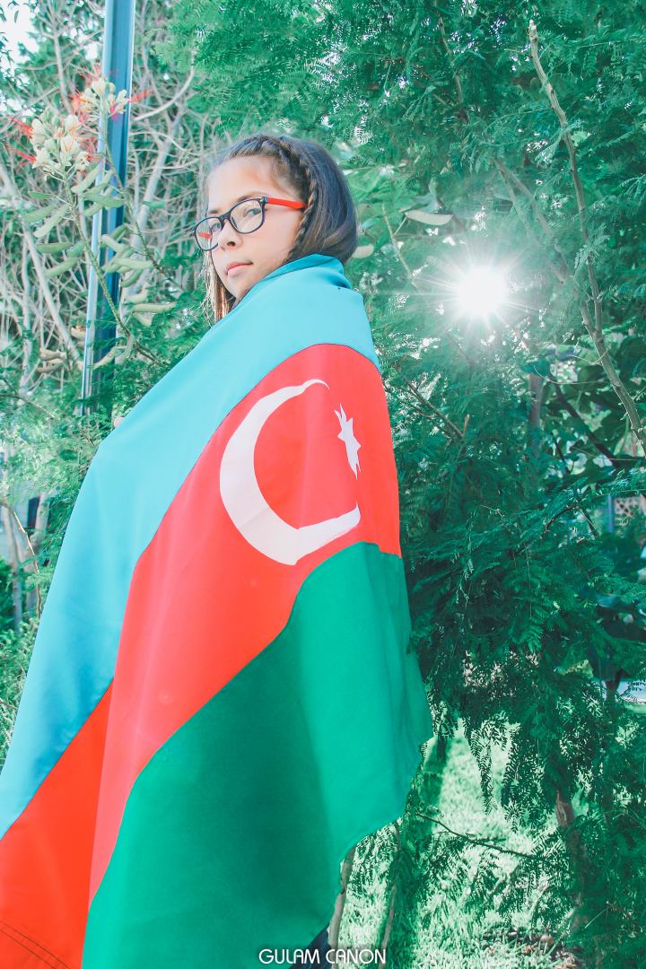 Дети Азербайджана: Мы все из Карабаха! Мы хотим в город Шуша! (ФОТО)