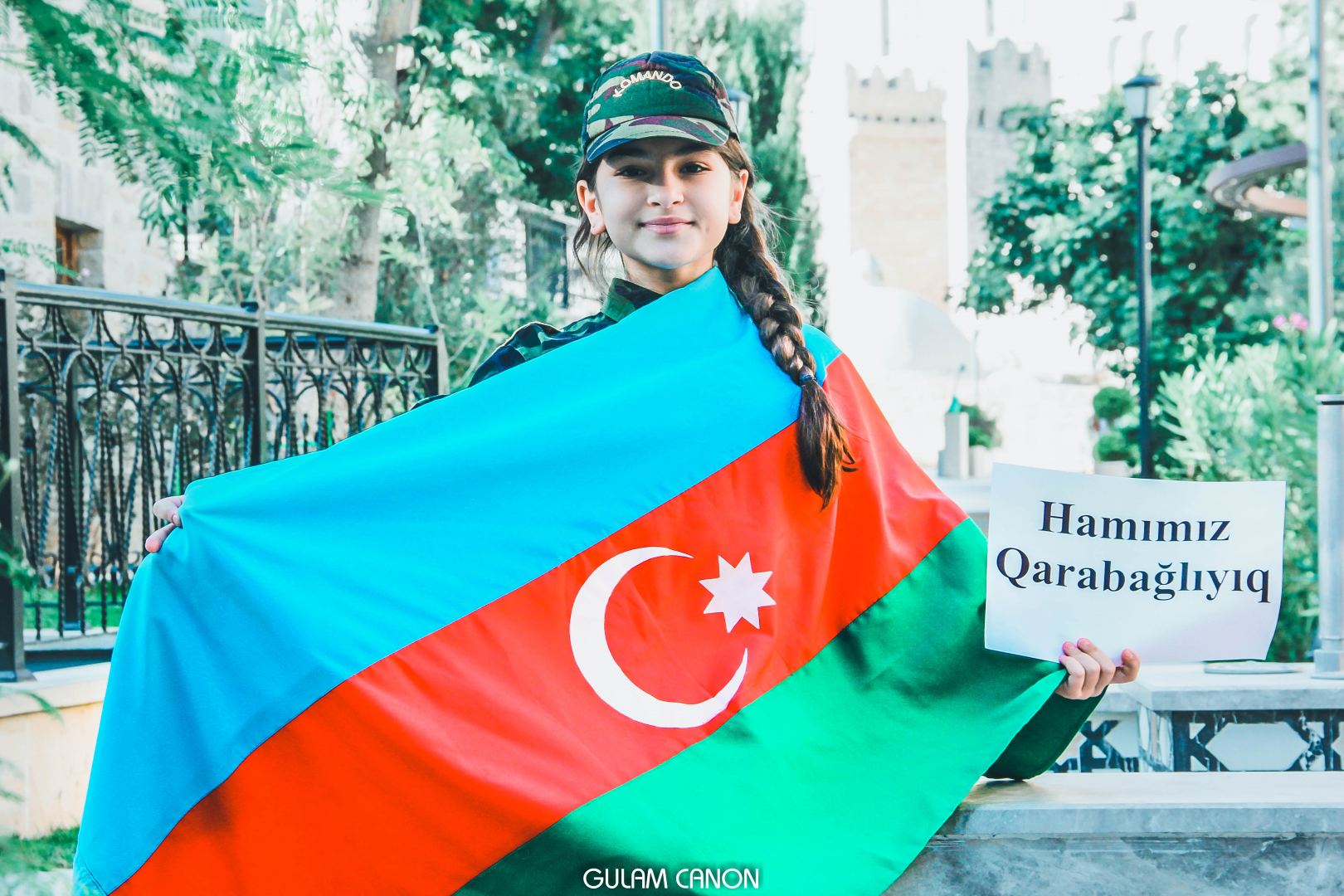 Дети Азербайджана: Мы все из Карабаха! Мы хотим в город Шуша! (ФОТО)