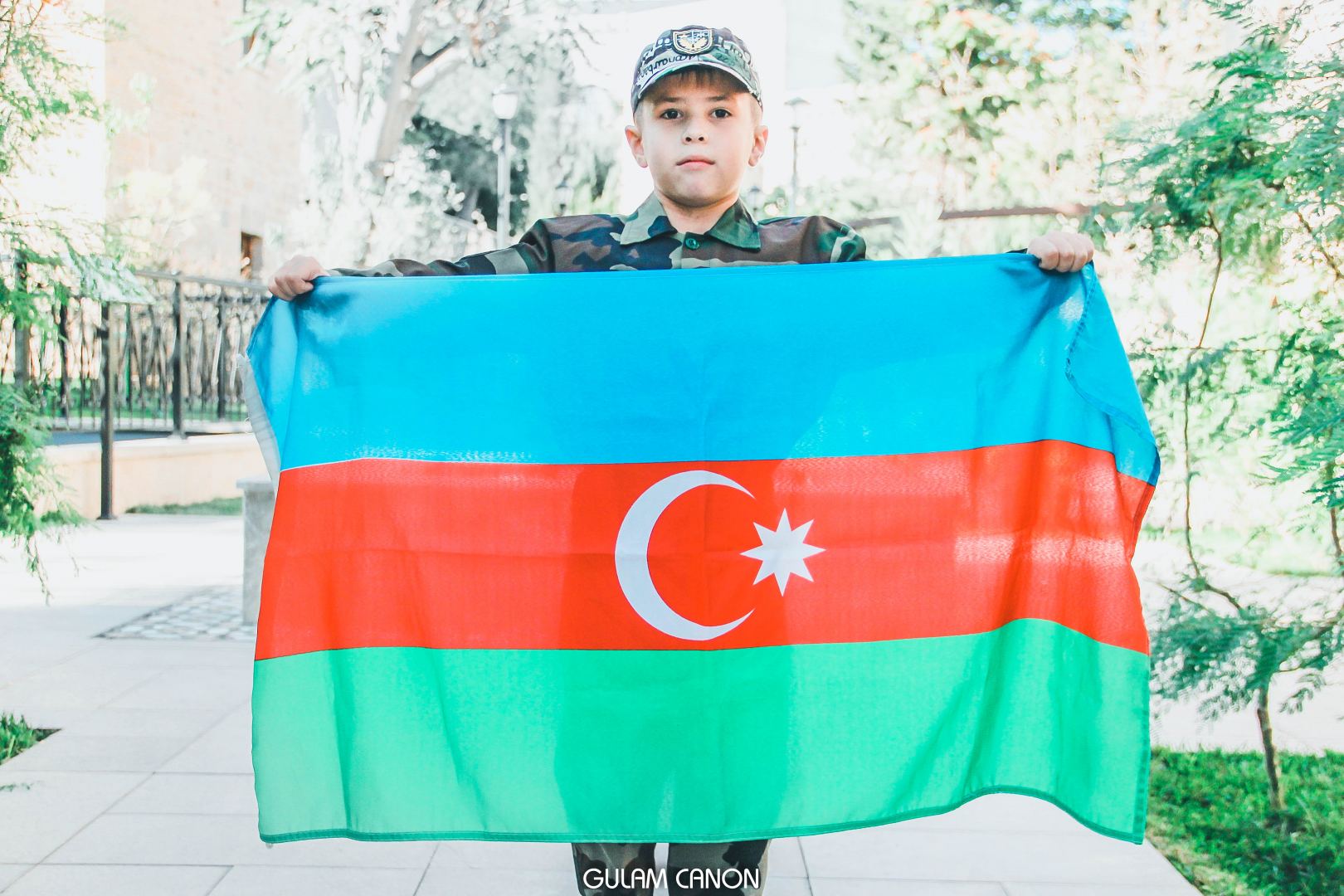 Дети Азербайджана: Мы все из Карабаха! Мы хотим в город Шуша! (ФОТО)