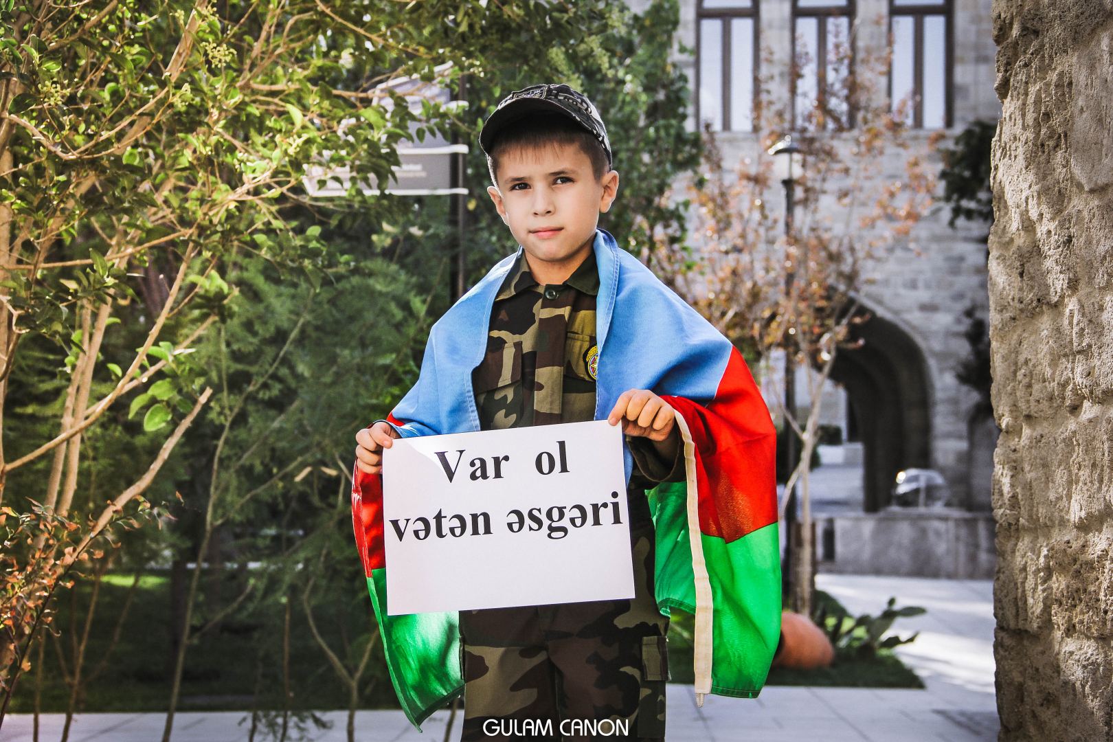 Дети Азербайджана: Мы все из Карабаха! Мы хотим в город Шуша! (ФОТО)