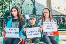 Дети Азербайджана: Мы все из Карабаха! Мы хотим в город Шуша! (ФОТО)