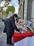 В Париже чтут память мирных жителей Гянджи, ставших жертвами армянской агрессии (ФОТО)