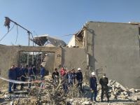 В результате ракетного обстрела Гянджи со стороны ВС Армении полностью разрушено 20 домов (ФОТО)