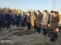 Помощник Президента Азербайджана и представители дипкорпусов прибыли в Гянджу на место происшествия (ФОТО/ВИДЕО)