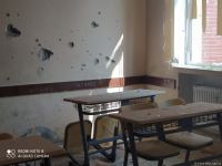 ВС Армении выпустили два снаряда по школе в Тертере (ФОТО)