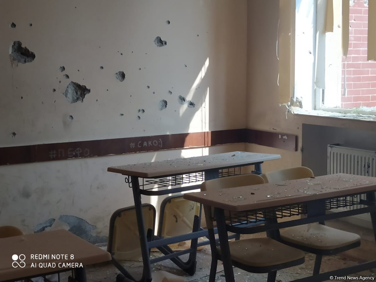 ВС Армении выпустили два снаряда по школе в Тертере (ФОТО)