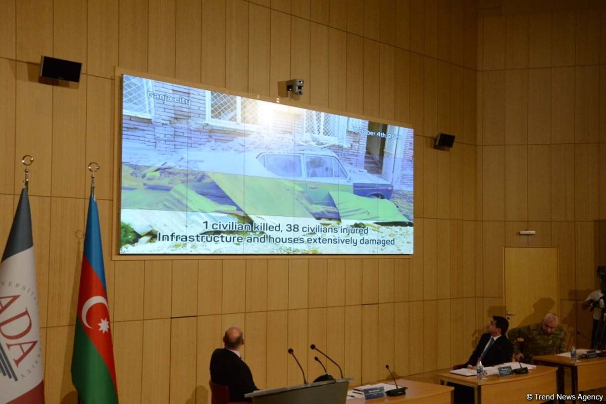 В Университете ADA прошла встреча  с дипломатами по террору в Гяндже (ФОТО)