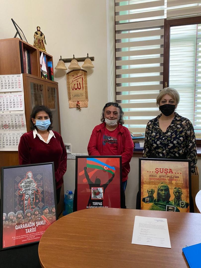 Патриотические плакаты и постеры, посвященные Карабаху (ФОТО)