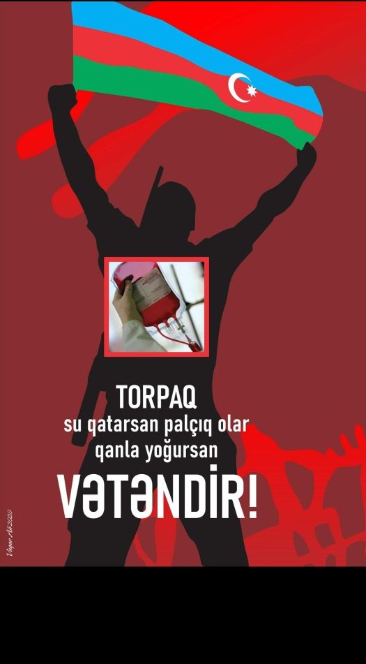 Патриотические плакаты и постеры, посвященные Карабаху (ФОТО)