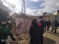 Посол Израиля побывал на месте ракетных ударов армянских ВС по Гяндже  (ФОТО)