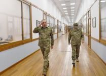 Под руководством Президента, Верховного главнокомандующего Ильхама Алиева в Центральном командном пункте Министерства обороны прошло оперативное совещание (ФОТО) (Версия 2)