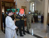 Азербайджанский военнослужащий Дмитрий Солнцев похоронен во второй Аллее шехидов (ФОТО)