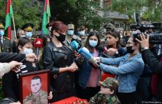 Азербайджанский военнослужащий Дмитрий Солнцев похоронен во второй Аллее шехидов (ФОТО)