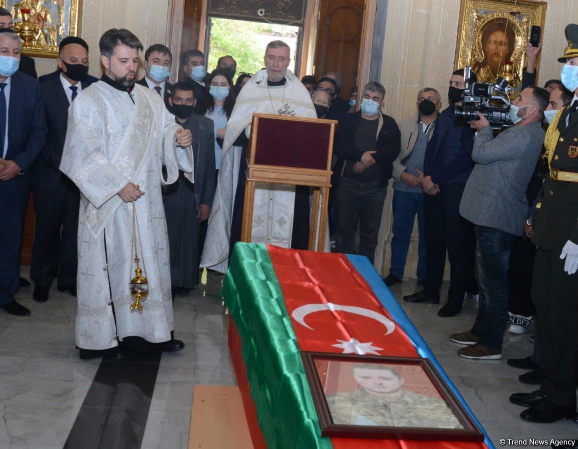 Азербайджанский военнослужащий Дмитрий Солнцев похоронен во второй Аллее шехидов (ФОТО)