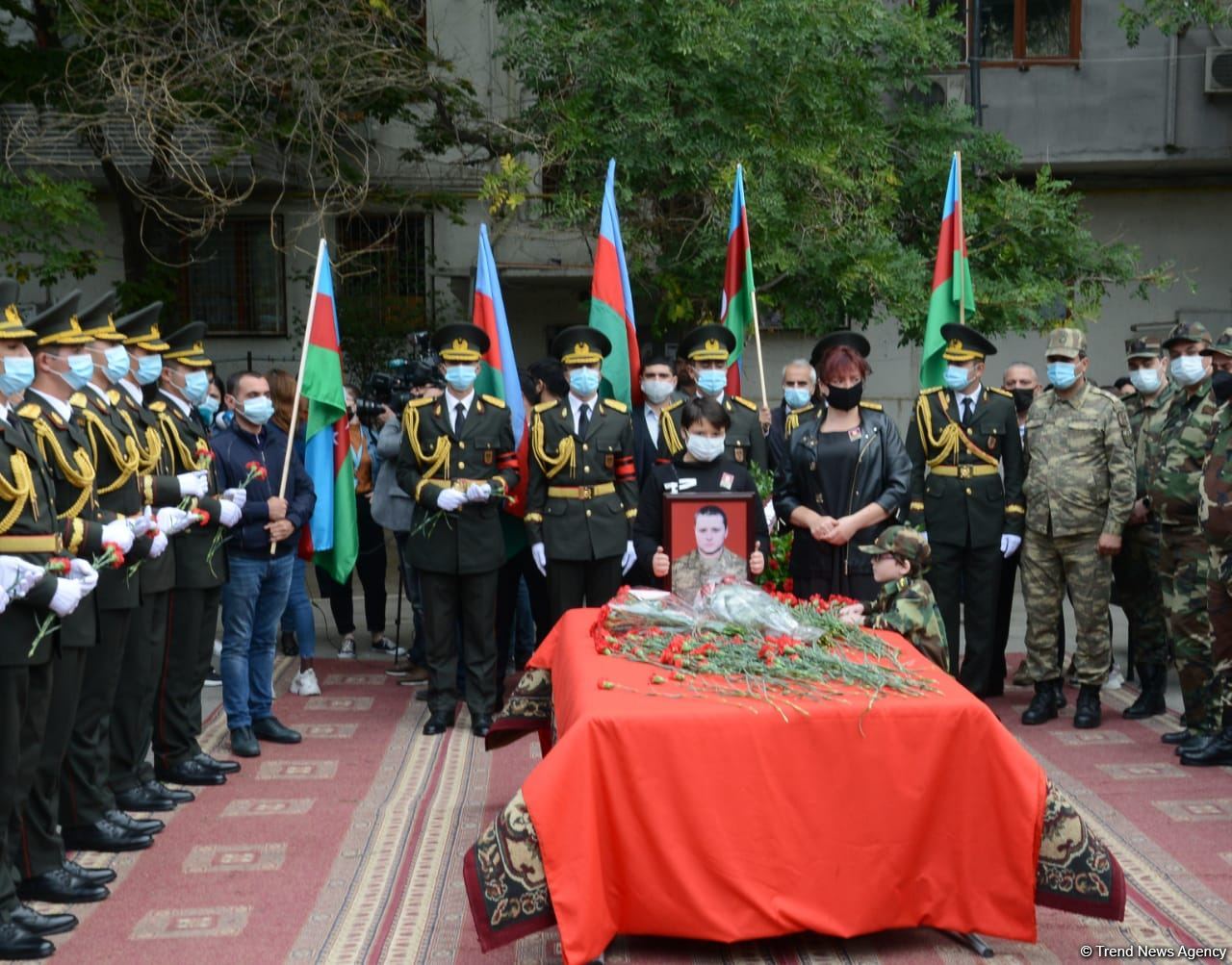 Азербайджанский военнослужащий Дмитрий Солнцев похоронен во второй Аллее шехидов (ФОТО)
