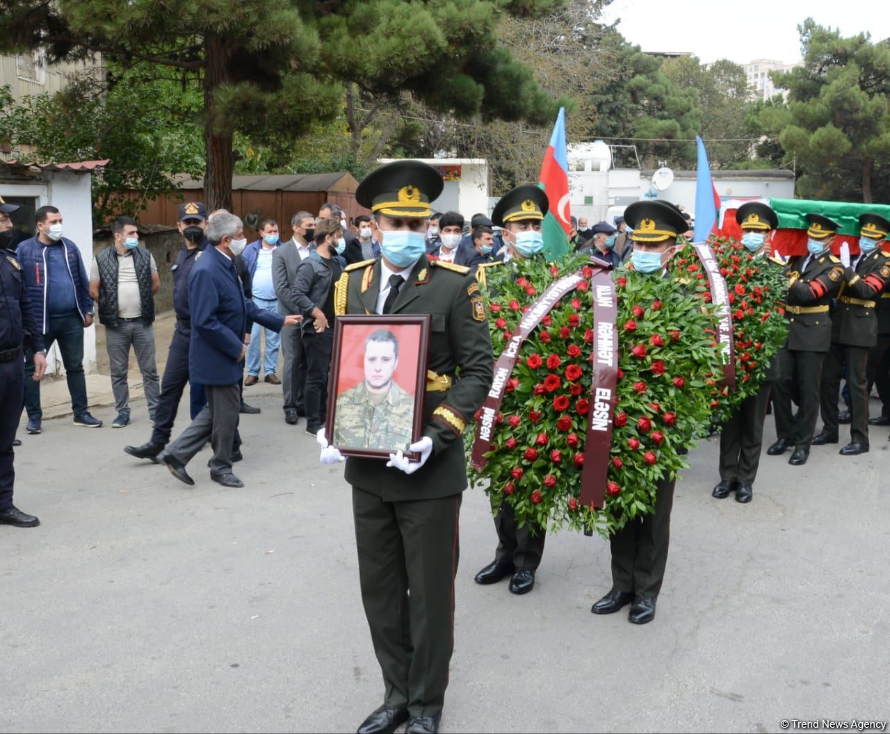 В Баку прощаются с азербайджанским военнослужащим Дмитрием Солнцевым (ФОТО)