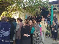 В Барде попрощались с 7-летней девочкой, погибшей от ракетного обстрела ВС Армении (ФОТО)