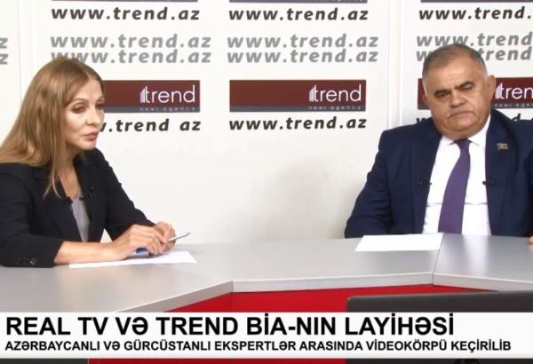 Телемост Азербайджан-Грузия в совместном проекте REAL TV и АМИ Trend (ВИДЕО)