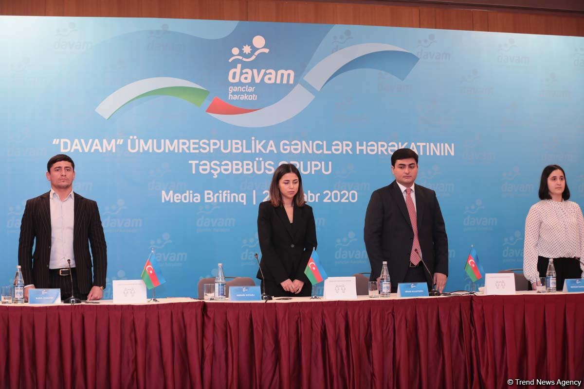 Молодежь создала движение DAVAM  в поддержку армии Азербайджана (ФОТО)