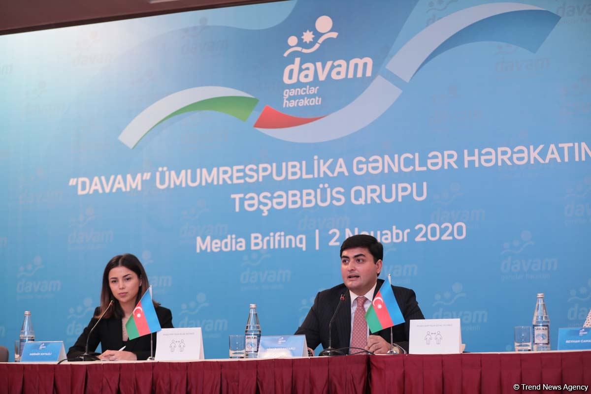 Молодежь создала движение DAVAM  в поддержку армии Азербайджана (ФОТО)