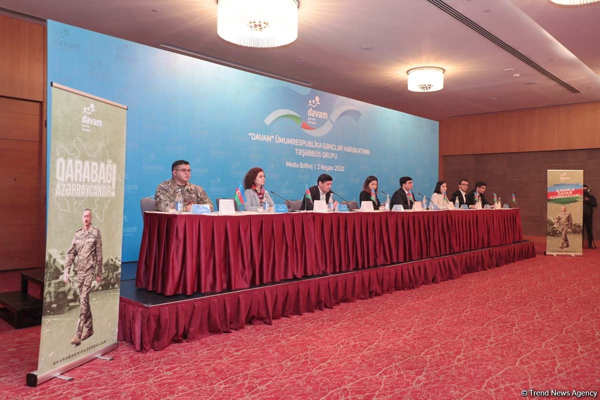 Молодежь создала движение DAVAM  в поддержку армии Азербайджана (ФОТО)