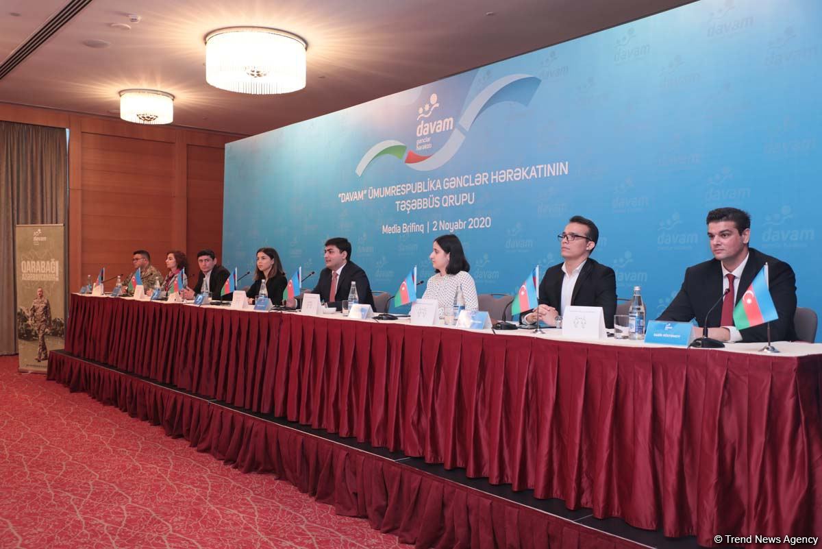 Молодежь создала движение DAVAM  в поддержку армии Азербайджана (ФОТО)