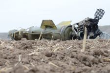 Ракета "Точка-У", выпущенная ВС Армении по Физулинскому району Азербайджана (ФОТО/ВИДЕО)