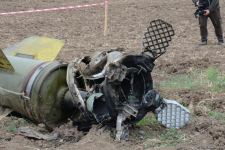 Ракета "Точка-У", выпущенная ВС Армении по Физулинскому району Азербайджана (ФОТО/ВИДЕО)