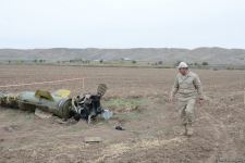 Ракета "Точка-У", выпущенная ВС Армении по Физулинскому району Азербайджана (ФОТО/ВИДЕО)