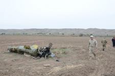 Ракета "Точка-У", выпущенная ВС Армении по Физулинскому району Азербайджана (ФОТО/ВИДЕО)