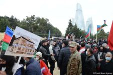 В Баку прошло победное шествие по случаю освобождения Агдама (ФОТО)