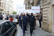 В Баку перед посольством Франции прошла акция протеста (ФОТО)