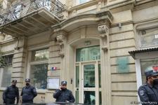 В Баку перед посольством Франции прошла акция протеста (ФОТО)