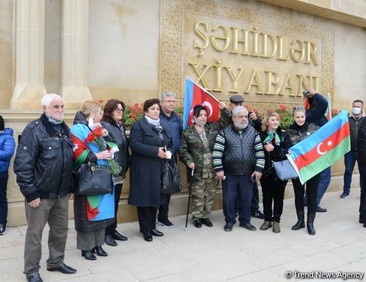 В Баку прошло победное шествие по случаю освобождения Агдама (ФОТО)