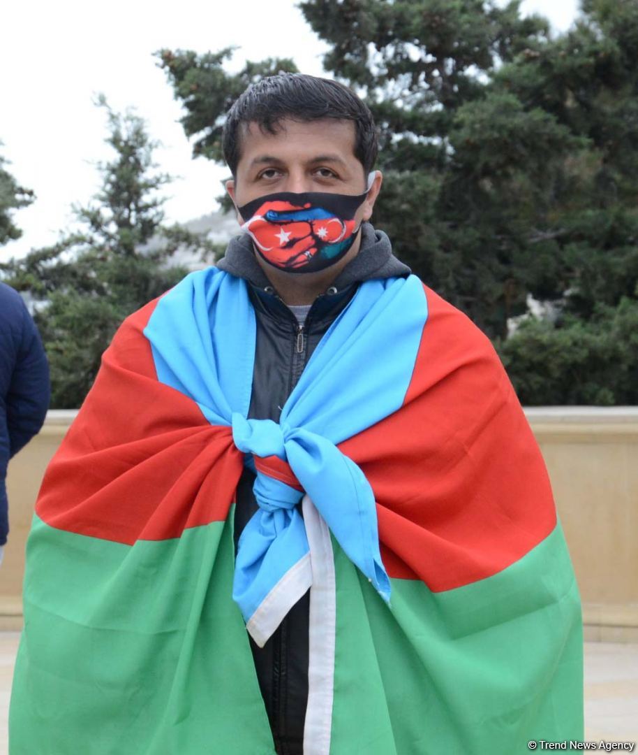 В Баку прошло победное шествие по случаю освобождения Агдама (ФОТО)