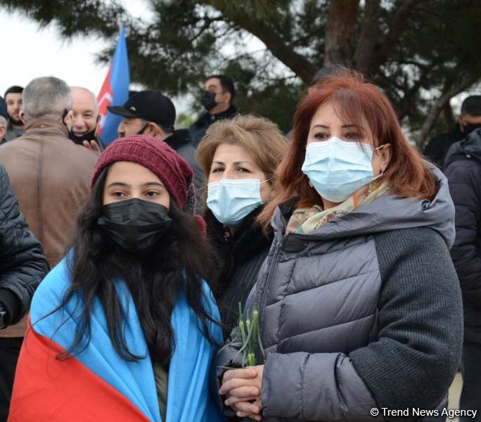 В Баку прошло победное шествие по случаю освобождения Агдама (ФОТО)