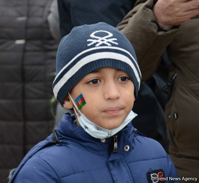 В Баку прошло победное шествие по случаю освобождения Агдама (ФОТО)