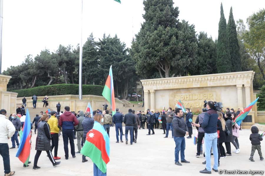 В Баку прошло победное шествие по случаю освобождения Агдама (ФОТО)