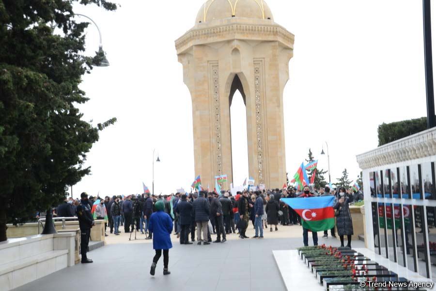 В Баку прошло победное шествие по случаю освобождения Агдама (ФОТО)