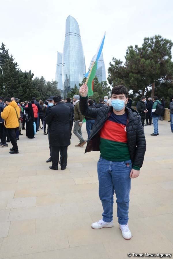 В Баку прошло победное шествие по случаю освобождения Агдама (ФОТО)