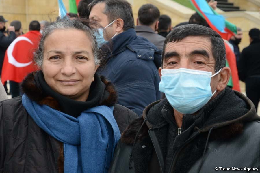 В Баку прошло победное шествие по случаю освобождения Агдама (ФОТО)