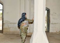 Президент Азербайджана Ильхам Алиев и Первая леди Мехрибан Алиева побывали в освобожденном от оккупации городе Агдам (ФОТО/ВИДЕО)